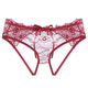 59 yuan 3 pieces sexy lingerie women's underwear hollow thong shorts red one size