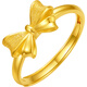Saturday Fu On the Run Princess Series Bow Gold Ring for Women Price A0112641 Live No. 13 Approximately 2.71g