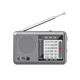 Zhong Zhang Gui radio for the elderly, full-band high-end semiconductor portable walkman, short FM for the elderly, dark green official standard (with charging cable), no battery, recommended to take