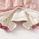 Banxidi Girls' Pants Autumn and Winter 2025 New Baby Plush Casual Pants Baby Winter Clothes Children's Princess Overalls Pink 90
