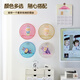 GOTO wall-mounted display stand Bubble Mart Macaron Labubu wall-mounted display box new product transparent color round wall hanging without punching