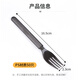 Youao disposable forks, individually packaged, 50 pieces, long-handled plastic forks, picnic fruit forks, cake forks, steak forks