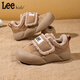 LEE KIDS Children's Shoes Winter New Children's Warm Snow Boots Plus Velvet Cotton Shoes Girls Casual Shoes Flat Shoes Boys Big Children Khaki 34 Recommended Foot Length 206mm