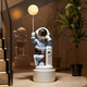 BHM Astronaut Large Ornament Floor-standing Audio Living Room Ornament TV Cabinet Sofa Decoration Housewarming Gift Blue Astronaut Total Height 127cm + Bluetooth Speaker + 16 Color Lights + Piggy Bank
