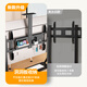 Behind the Scenes Hero Mobile TV Stand 55-100 Inch TV Floor Cart Video Conferencing TV Stand Removable Hanger Vertical Advertising Rack TV Stand