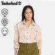 Timberland Women's Flannel Shirt New Outdoor Casual Loose A6HXQG82/Emerald Green L It is recommended to choose one size smaller (165/92A)