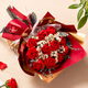 Huayuehui 11 red rose bouquet birthday gift for women eternal soap flower same city delivery girlfriend best friend wedding gift