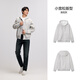 Semir jacket men's winter plus velvet heavy texture knitted cardigan coat couple solid color hooded 101724108203