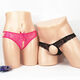 Open crotch free underwear couple thong sexy men exposed jj men transparent open crotch underwear rose red