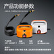 Kenite German household high-temperature and high-pressure steam cleaner air-conditioning kitchen range hood oil stain cleaning multi-functional disinfection machine housekeeping sterilization and disinfection orange external water source standard + air conditioning cover + wind wheel brush