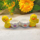 Raft core egg tray creative ceramic beauty egg rack creative ornaments storage tray kitchen table utensils egg cup ritual chicken style one yellow