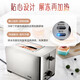 Bread machine breakfast machine Toaster toaster household sliced snack machine Stainless steel body Stainless steel body Household small fully automatic wide slot snack machine Four-slot toaster for home and business use-3012B