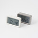 MUJI digital clock home electronic clock desktop clock gray medium (with alarm clock function)