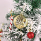 Extreme Space Christmas decorations, Christmas tree decoration pendants, Christmas balls, colorful ball hangings, scene layout, 40 gold and red balls