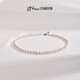 Jingrun Pearl Necklace Qinyu Baroque Freshwater Pearl Necklace for Mother’s Day Gift Young and Luxurious Temperament