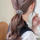 New style seamless phone cord hair tie high ponytail ball head durable hair tie high elastic small fresh hair tie FQ176-random color 2 pieces