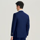 JODOLL Men's Suit Suit Sheep Wool Comfortable Breathable Soft Suit Solid Color Versatile Casual Fashion Suit Lake Blue XL 52B Pants Size Remarks Inventory Inquiry Customer Service