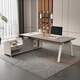 Wellsijia Desk Manager Desk Single Supervisor Desk Simple Modern Desk Office Fashionable Boss Desk and Chair Combination 1.8 Meter Boss Desk Free Delivery