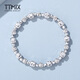 TTMIX elastic rope honeycomb platinum bracelet pt950 platinum bracelet women's laser beads platinum bracelet gold weight 18.32g thick 5.9mm