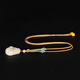 Jade Talks Hotan Jade Buddha Pendant Women's Jade Pendant White Jade Big Belly Maitreya Buddha Jade Pendant Jade Necklace Jade Pendant Gift
