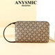 ANYSMIC luxury high-end brand bag women's bag clutch bag spring and summer new fashion versatile hand bag multi-functional mobile phone bag brown