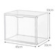 Doll Storage Tube Plush Toy Storage Box Doll Figure Display Cabinet Organizing Box Doll Stand Transparent Storage Box Big Mac 45*33*33