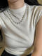 Ni Ni's same classic white Australian white pearl necklace high-end light luxury sweater 12mm pearls/approx. 45cm