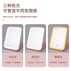 HP LED Flip Makeup Mirror with Light Dormitory Desktop Flip Portable Folding HD Makeup Mirror Pink
