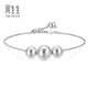Chow Sang Sang Pt950 platinum bracelet round beads hollow beads 92564B pricing 19 cm