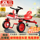 Becky Drift Car Children's Tricycle Sam Airplane Car Bicycle 3-6 Years Old Twist Car Boys and Girls Birthday Gift Red丨Music Lighting + Seat Adjustment + Rubber Wheel