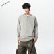 Yuexiang American Henry Collar Sweater Men's Autumn New Fashion Brand Large Size Loose Knitwear Casual Warm Inner Top Men Light Gray M