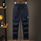 Welding work clothes trousers pure cotton extra-grade overalls men's wear-resistant anti-scalding factory auto repair labor insurance casual straight pants military green + navy blue wear-resistant thickened 2 pieces XL 175 recommended 125-145 Jin Jin equals 0.5 kg
