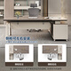 Wellsijia Desk Manager Desk Single Supervisor Desk Simple Modern Desk Office Fashionable Boss Desk and Chair Combination 1.8 Meter Boss Desk Free Delivery