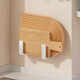 No-punch pot lid rack kitchen storage rack wall-mounted cutting board chopping board multi-functional wall storage artifact rack refined carbon steel thickened 2 pairs set Yabai
