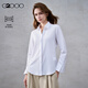 G2000 Modal elastic/same style in shopping malls, women's 2025 autumn and winter comfortable business commuting long-sleeved shirt