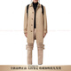 BURBERRY solid color single-breasted mid-length lapel long-sleeved windbreaker for men, tan New Year gift, tan, one size fits all 50