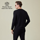 Raidy Boer/Raidi Boer Air Layer 2025 Autumn Men's Hot Diamond Flocking Logo Round Neck Sweatshirt 6008 Black M /170/48