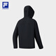 FILA official breathing shell woven jacket two-piece men's tops 2025 winter sports outdoor jacket
