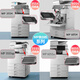 Wanshi Rongguang C2503 6055 5503 6004 black and white remanufactured printer 6054 commercial all-in-one large a3 color a4 digital laser office dedicated multi-function copier three/four paper box model (comes with high cover document feeder) color C2503 25 pages/minute for 10 people office