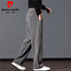 Pierre Cardin Autumn and Winter Chenille Striped Open Placket Casual Pants Men's Loose Thickened Wide Leg Pants Plus Velvet Warm Sports Pants 10206 Dadika (Winter) Plus Velvet M Suitable for 120-140Jin Jin is equal to about 0.5 kg