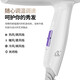 Xiaoya (XIAOYA) foldable quick-drying hair dryer student dormitory hotel negative ion household high-power hot and cold hair dryer high-speed hair dryer high-power motor Biao wind level - Smart White 800W dormitory folding + 5 billion blue light ion hair care