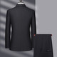 GOLDLION G+ Goldlion 2025 Autumn and Winter New Men's One Button Double Slit High-end Suit Suit for Men Handsome Black L 175 Recommended 145-155 Jin Jin equals 0.5 kg