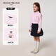 Teenie Weenie Kids 25th spring and summer long-sleeved striped shirt for boys and girls, blue 130cm