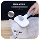 Pengyi Dog Comb Dog Hair Cleaner Cat Hair Removal Comb Teddy Bichon Needle Comb Removes Floating Hair and Knotting Brush Pet Supplies Gentleman Gray Silicone Non-Slip Handle 1 Pack