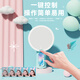 LBTO makeup mirror with light birthday gift for girls, practical gift for girlfriend, wife, best friend, Frozen led beauty mirror, student dormitory desktop desktop dressing mirror, Frozen led beauty mirror - Princess Elsa Blue, original gift box, intelligent adjustment, high-definition mirror, two-color light