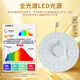 Lesso LED ceiling lamp wick full spectrum light source lamp panel replacement module 36w white light 6500K 97 color round magnetic suction no punching