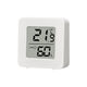 Mini thermometer and hygrometer, home electronic digital display, wall-mounted, multi-functional thermometer, temperature measuring artifact, kitchen and bedroom stick thermometer and hygrometer, always guarding the indoor temperature WSD01, two pack, real-time measurement + expression reminder