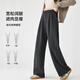 JOYNCLEON Maternity Pants Winter Outerwear Velvet Wide Leg Pants Trousers Belly-Free Maternity Wear Dark Gray XL Jyk203991