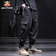 Paul Frank overalls men's autumn loose leggings men's trendy casual pants men's sweatpants black XL