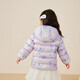 JELLYBABY antibacterial velvet far infrared children's light down jacket autumn and winter girls' warm duck down hooded autumn jacket for boys